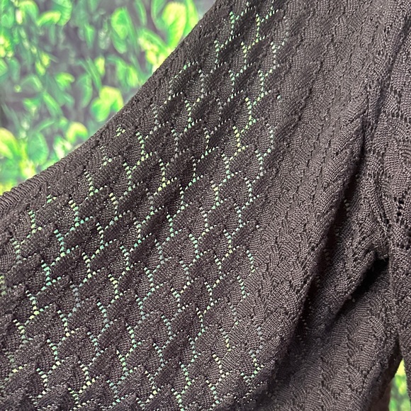 Style & Co. Black Tie-Front Shrug - Picture 5 of 5